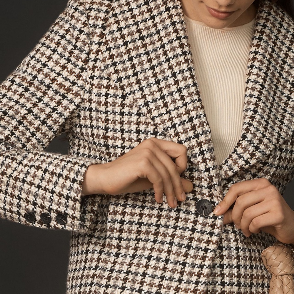 Avec Les Filles ♥️ Oversized Cropped Tweed Jacket ♥️ NWT
